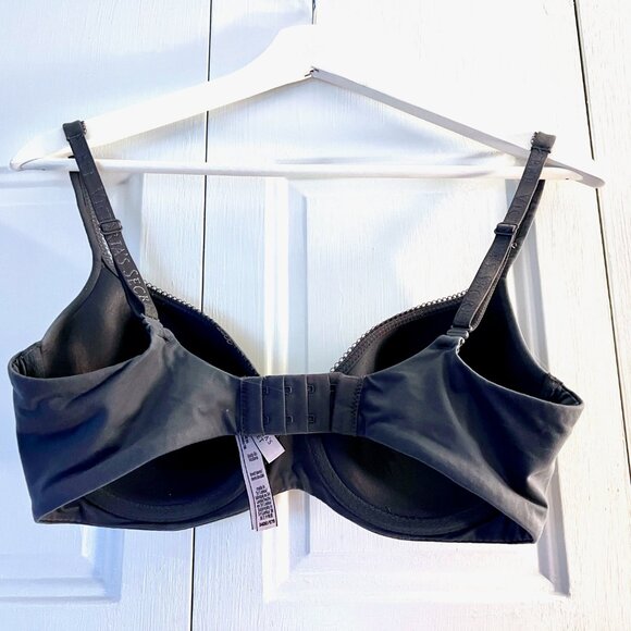 Victoria's Secret Womens Body by Victoria 34DD Demi Bra, Grey - Picture 2 of 3